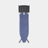 Brabantia Strijkplank B, 124x38 Cm Denim Blue Met Solide Stoomunithouder - Black -Brabantia 2514291 1b07dabf
