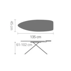 Brabantia Strijkplank D - Spring Bubbles - Met Hittebestendige 'parkeerzone' -Brabantia 2527877 70c8535e