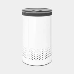 Brabantia Wasbox 60 Liter - White / Dark Grey Kunststof Deksel -Brabantia 3224705 c7730556