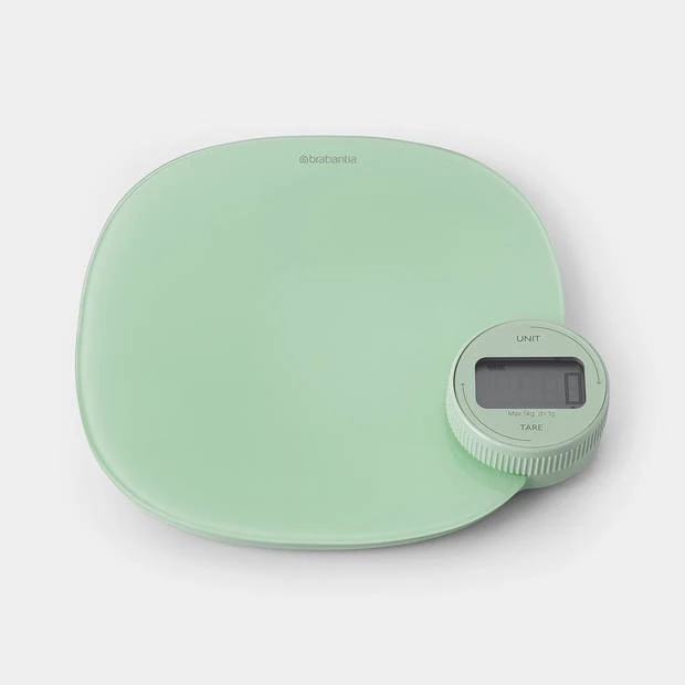 Brabantia Tasty+ Keukenweegschaal Digitaal, Met Dynamo - Jade Green 4 Brabantia Tasty+ Keukenweegschaal Digitaal, Met Dynamo - Jade Green - Afbeelding 2