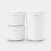 Brabantia ReNew Opbergpotjes, Set Van 3 - White -Brabantia 3250549 61ed1cae