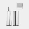Brabantia ReNew Toiletaccessoires, Set - Toiletborstel Met Houder, Toiletrolhouder En Reserverolhouder - Brilliant Steel -Brabantia 3250951 940c40fb