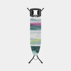 Brabantia Strijkplank A, 110x30 Cm Morning Breeze Met Solide Strijkijzerhouder - Black