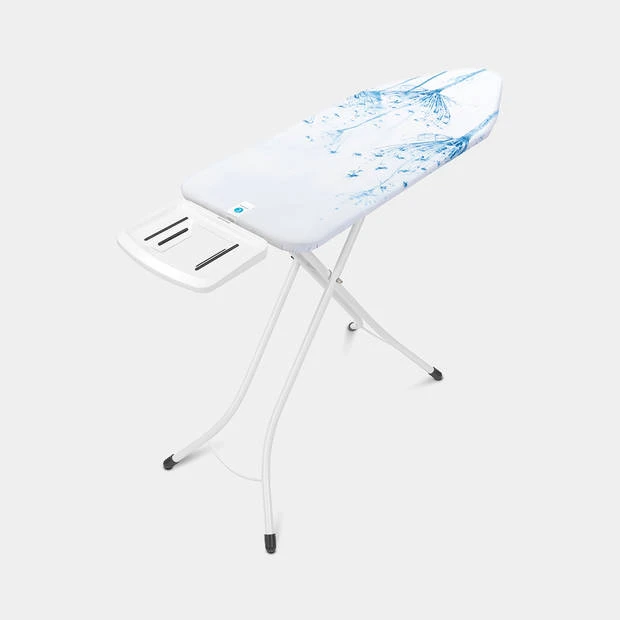 Brabantia Strijkplank C, 124x45 Cm Cotton Flower Met Solide Strijkijzerhouder - White 4 Brabantia Strijkplank C, 124x45 Cm Cotton Flower Met Solide Strijkijzerhouder - White - Afbeelding 2