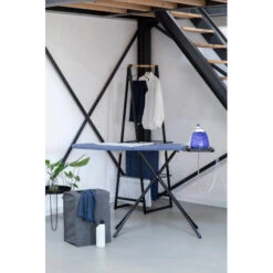 Brabantia Strijkplank C, 124x45 Cm Denim Blue Met Solide Stoomunithouder - Black -Brabantia 3251566 e4228514