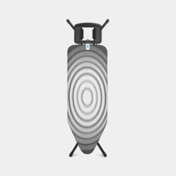 Brabantia Strijkplank C, 124x45 Cm Titan Oval Met Solide Strijkijzerhouder - Black