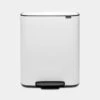 Brabantia Bo Pedaalemmer 60 Liter Met Kunststof Binnenemmer - White 2 Brabantia Bo Pedaalemmer 60 Liter Met Kunststof Binnenemmer - White -Brabantia 3251581 4b27804c