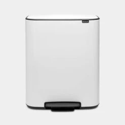 Brabantia Bo Pedaalemmer 60 Liter Met Kunststof Binnenemmer - White