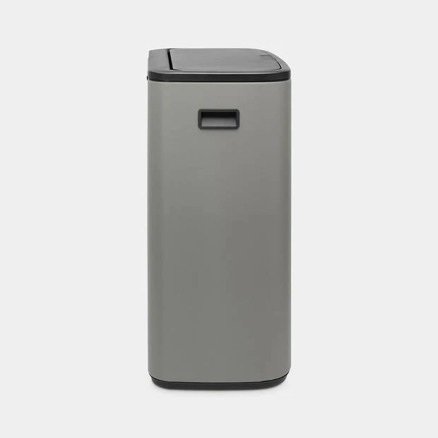 Brabantia Bo Touch Bin Afvalemmer 2 X 30 Liter Met 2 Kunststof Binnenemmers - Mineral Concrete Grey 5 Brabantia Bo Touch Bin Afvalemmer 2 X 30 Liter Met 2 Kunststof Binnenemmers - Mineral Concrete Grey - Afbeelding 3