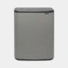 Brabantia Bo Touch Bin Afvalemmer 60 Liter Met Kunststof Binnenemmer - Mineral Concrete Grey 2 Brabantia Bo Touch Bin Afvalemmer 60 Liter Met Kunststof Binnenemmer - Mineral Concrete Grey -Brabantia 3251590 57d64590