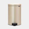 Brabantia NewIcon Pedaalemmer 20 Liter Met Kunststof Binnenemmer - Champagne -Brabantia 3251595 12531f18