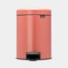 Brabantia NewIcon Pedaalemmer 5 Liter Met Kunststof Binnenemmer - Terracotta Pink -Brabantia 3251602 6f07876e