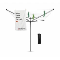 Brabantia Droogmolen Topspinner 50 Meter Met Grondanker -Brabantia 3309344 7128eb46