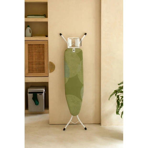 Brabantia Strijkplank A Calm Rustle Met Strijkijzerhouder - White 22 5 Brabantia Strijkplank A Calm Rustle Met Strijkijzerhouder - White 22 - Afbeelding 3