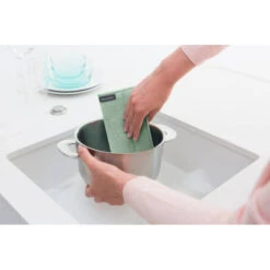 Brabantia SinkSide Sponsdoekjes Microvezel 16 X 22 Cm, Set Van 3 - Light Grey, Dark Grey En Jade Green 8 Brabantia SinkSide Sponsdoekjes Microvezel 16 X 22 Cm, Set Van 3 - Light Grey, Dark Grey En Jade Green -Brabantia 3714574 fa225abc