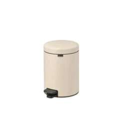 Brabantia NewIcon Pedaalemmer 5 Liter Met Kunststof Binnenemmer - Soft Beige -Brabantia 3714575 9232b313