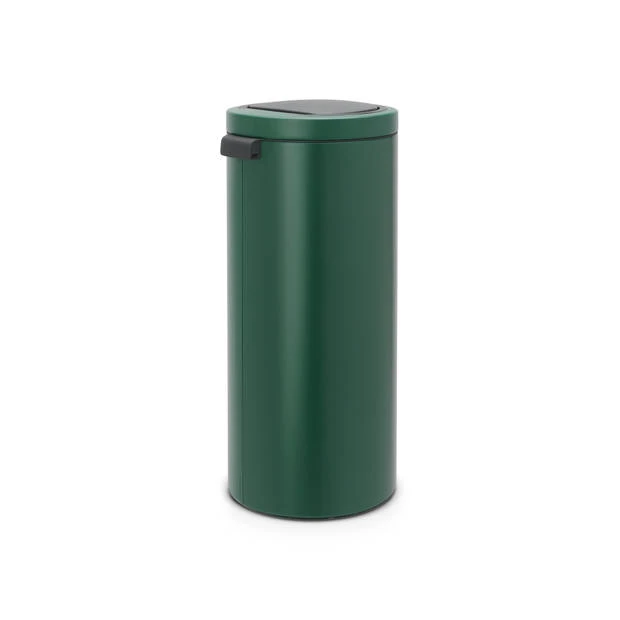 Brabantia Touch Bin Flat Top Afvalemmer 30 Liter Met Kunststof Binnenemmer - Pine Green 5 Brabantia Touch Bin Flat Top Afvalemmer 30 Liter Met Kunststof Binnenemmer - Pine Green - Afbeelding 3