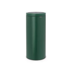 Brabantia Touch Bin Flat Top Afvalemmer 30 Liter Met Kunststof Binnenemmer - Pine Green