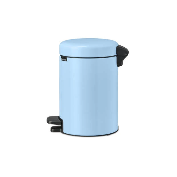 Brabantia NewIcon Pedaalemmer 3 Liter Met Kunststof Binnenemmer - Dreamy Blue 7 Brabantia NewIcon Pedaalemmer 3 Liter Met Kunststof Binnenemmer - Dreamy Blue - Afbeelding 5