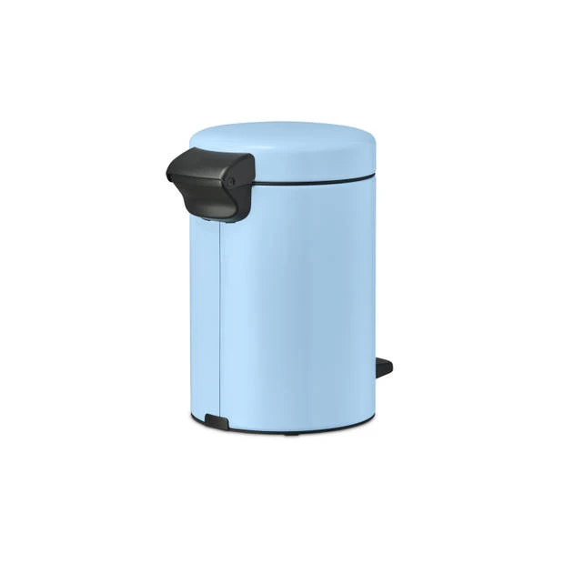 Brabantia NewIcon Pedaalemmer 3 Liter Met Kunststof Binnenemmer - Dreamy Blue 4 Brabantia NewIcon Pedaalemmer 3 Liter Met Kunststof Binnenemmer - Dreamy Blue - Afbeelding 2