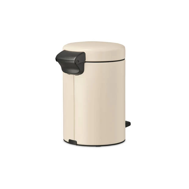 Brabantia NewIcon Pedaalemmer 3 Liter Met Kunststof Binnenemmer - Soft Beige 7 Brabantia NewIcon Pedaalemmer 3 Liter Met Kunststof Binnenemmer - Soft Beige - Afbeelding 5