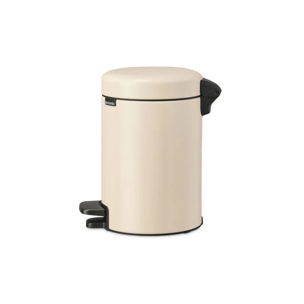 Brabantia NewIcon Pedaalemmer 3 Liter Met Kunststof Binnenemmer - Soft Beige 6 Brabantia NewIcon Pedaalemmer 3 Liter Met Kunststof Binnenemmer - Soft Beige - Afbeelding 4