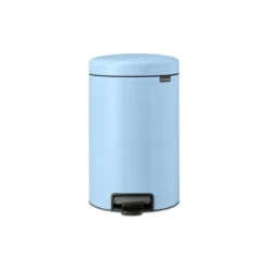 Brabantia NewIcon Pedaalemmer 12 Liter Met Kunststof Binnenemmer - Dreamy Blue