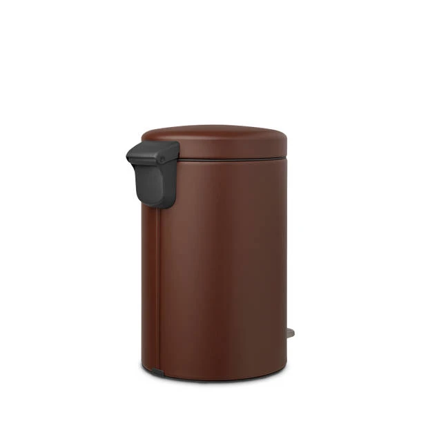 Brabantia NewIcon Pedaalemmer 12 Liter Met Kunststof Binnenemmer - Mineral Cosy Brown 4 Brabantia NewIcon Pedaalemmer 12 Liter Met Kunststof Binnenemmer - Mineral Cosy Brown - Afbeelding 2
