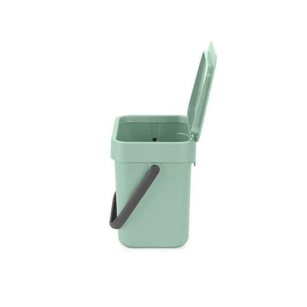 Brabantia Sort & Go Afvalbakje 3 Liter - Jade Green 5 Brabantia Sort & Go Afvalbakje 3 Liter - Jade Green - Afbeelding 3