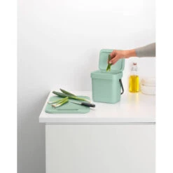 Brabantia Sort & Go Afvalbakje 3 Liter - Jade Green 14 Brabantia Sort & Go Afvalbakje 3 Liter - Jade Green -Brabantia 3729912 47f02e4b
