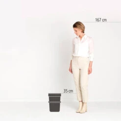 Brabantia Sort & Go Afvalemmer 12 Liter - Jade Green -Brabantia 3729916 d09b895d