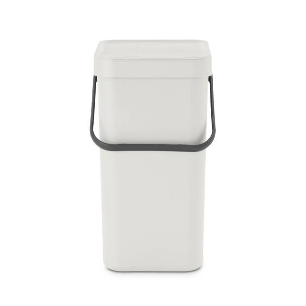 Brabantia Sort & Go Afvalemmer 12 Liter - Light Grey 3 Brabantia Sort & Go Afvalemmer 12 Liter - Light Grey