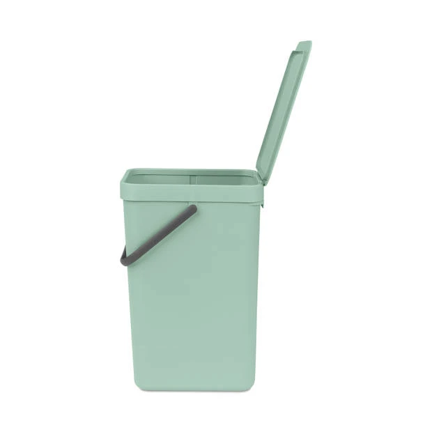 Brabantia Sort & Go Afvalemmer 16 Liter - Jade Green 4 Brabantia Sort & Go Afvalemmer 16 Liter - Jade Green - Afbeelding 2