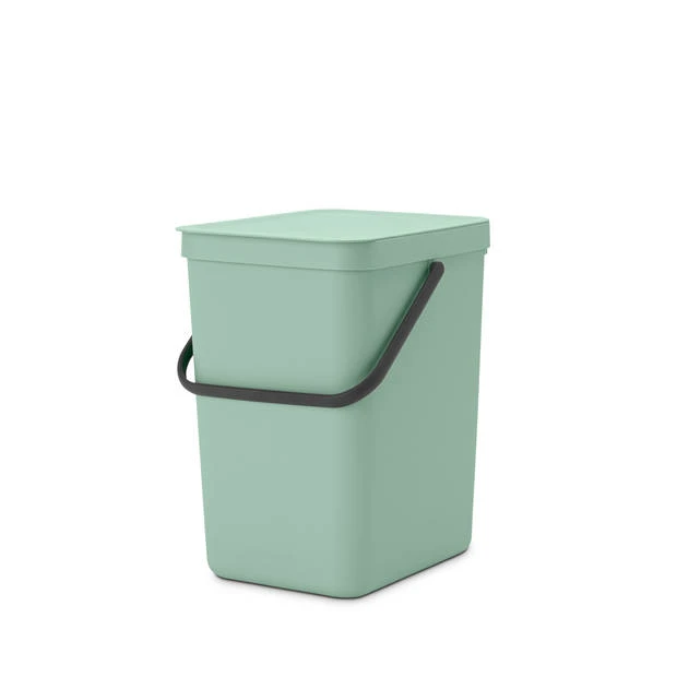 Brabantia Sort & Go Afvalemmer 25 Liter - Jade Green 6 Brabantia Sort & Go Afvalemmer 25 Liter - Jade Green - Afbeelding 4