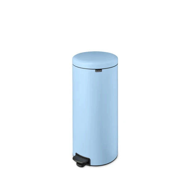 Brabantia NewIcon Pedaalemmer 30 Liter Met Kunststof Binnenemmer - Dreamy Blue 5 Brabantia NewIcon Pedaalemmer 30 Liter Met Kunststof Binnenemmer - Dreamy Blue - Afbeelding 3