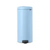 Brabantia NewIcon Pedaalemmer 30 Liter Met Kunststof Binnenemmer - Dreamy Blue