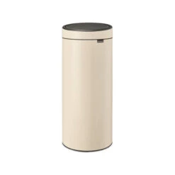 Brabantia Touch Bin Afvalemmer 30 Liter Met Kunststof Binnenemmer - Soft Beige