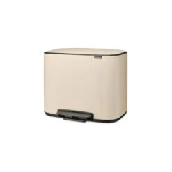Brabantia Bo Pedaalemmer 11 + 23 Liter Met 2 Kunststof Binnenemmers - Soft Beige 13 Brabantia Bo Pedaalemmer 11 + 23 Liter Met 2 Kunststof Binnenemmers - Soft Beige -Brabantia 3729930 a959b5ac