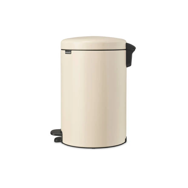 Brabantia NewIcon Pedaalemmer 20 Liter Met Kunststof Binnenemmer - Soft Beige 4 Brabantia NewIcon Pedaalemmer 20 Liter Met Kunststof Binnenemmer - Soft Beige - Afbeelding 2