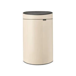 Brabantia Touch Bin Afvalemmer 40 Liter Met Kunststof Binnenemmer - Soft Beige